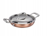 Měděná pánev s pokličkou Diva Omelet - 18 cm